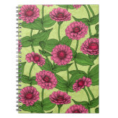 ライトグリーンのピンクジニアス ノートブック (正面)