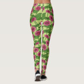 ライトグリーンのピンクジニアス レギンス (裏面)