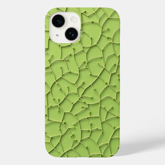 ライトグリーンのフレッシュなiPhoneケースデザイン Case-Mate iPhoneケース (裏面)