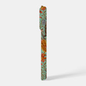 ライトグリーンの秋のうさぎ iPhoneケース (左側面)