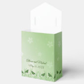 ライトグリーンの緑の蝶 – 結婚s フェイバーボックス (オープン)