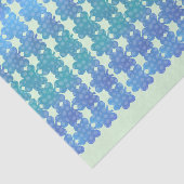 ライトグリーンの青いアイリッシュシャームロック 薄葉紙 (詳細)