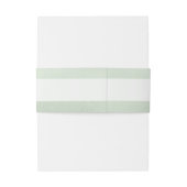 ライトグリーンエレガントスクリプト 招待状ベリーバンド (裏面例)