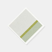 ライトグリーンオリーブグリーン抽象芸術テクスチャストライプ付き スタンダードカクテルナプキン (角)
