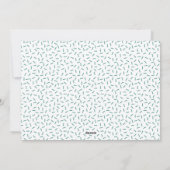 ライトグリーンクリスマスベーキングスピリッツ明るい写真 シーズンカード (裏面)