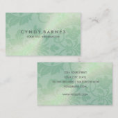 ライトグリーンシェンダマスクの名刺 名刺 (正面/裏面)