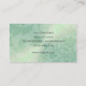 ライトグリーンシェンダマスクの名刺 名刺 (裏面)