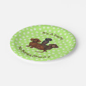 ライトグリーンダックシュント紙プレート ペーパープレート (アングル)