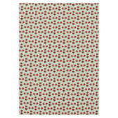 ライトグリーンテーブルクロスの赤りんご テーブルクロス (正面)