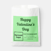 ライトグリーンビジネスブランド；バレンタイン；紙バッグ フェイバーバッグ (正面)