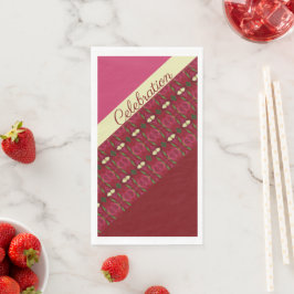 ライトグリーンピンクとバーガンディ