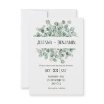 ライトグリーンフローラ冬の結婚式