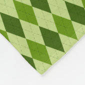 ライトグリーンプライアーガイルドフリースブランケット フリースブランケット (角)