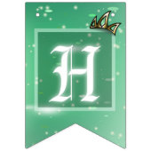 ライトグリーンプリンセス誕生日パーティー バンティングフラッグ (第2の旗)