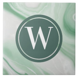 ライトグリーンマーブルタイルシーグリーンティール（緑がかった色）石 タイル