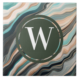 ライトグリーンマーブルタイルシーグリーンティール（緑がかった色）石 タイル