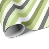 ライトグリーン斜ストライプ斜モダントレンディー ラッピングペーパー (ロールコーナー)
