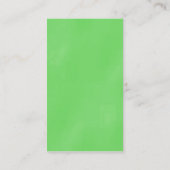 ライトグリーン結婚フローラのギフトレジストリ エンクロージャーカード (裏面)