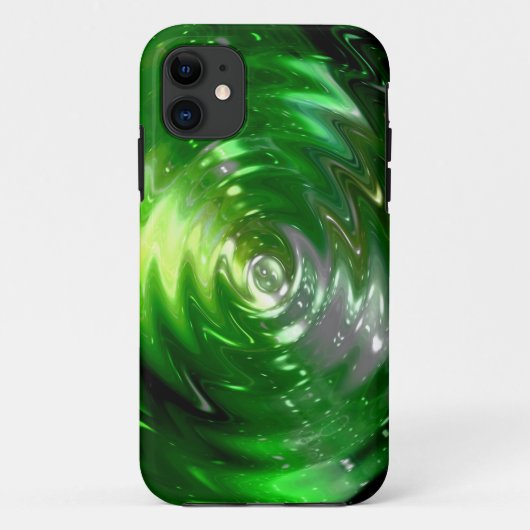 ライトグリーン銀河系 Case-Mate iPhoneケース (裏面)