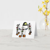 ライトグルーくもの巣|ストーリーの比喩 カード (黄色い花)