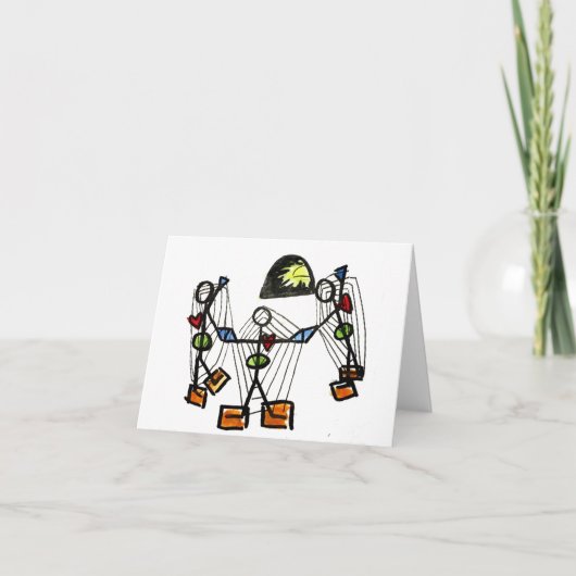 ライトグルーくもの巣|ストーリーの比喩 カード (正面)