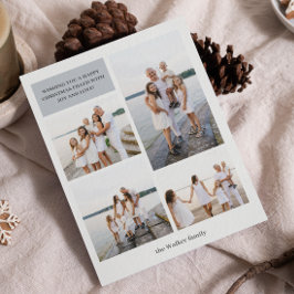 ライトグレイモダンニュートラル4エレガント枚 シーズンカード