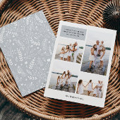 ライトグレイモダンニュートラル4エレガント枚 シーズンカード