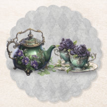 ライトグレイ ウィッチェズ ティー エンチャンティング ブリュー コースター