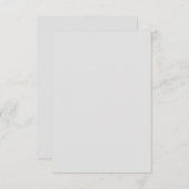 ライトグレイ#E6E6E6グレイ 出欠カード (正面/裏面)