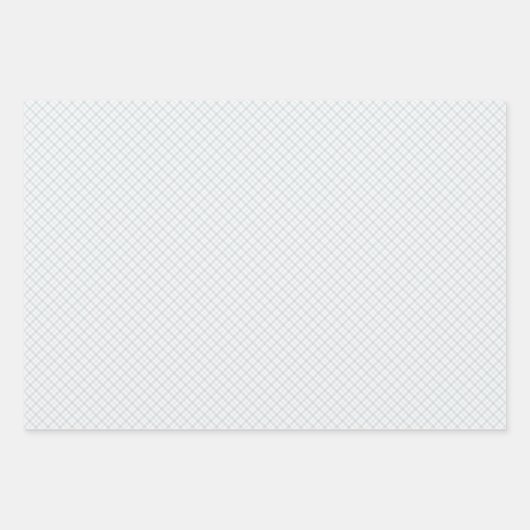 ライトグレーおよびホワイトプレイドラッピング紙シート ラッピングペーパーシート (正面3)