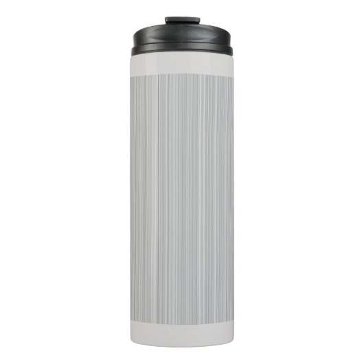 ライトグレーとホワイトストライプズシック タンブラー (正面)