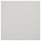 ライトグレーのギリシャ鍵パターン ファブリック (見本)