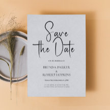 ライトグレーのライシンプルネンの黒いスクリプト日付を保存