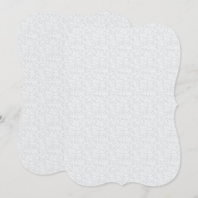 ライトグレーの幾何学フラワーパターン (正面/裏面)