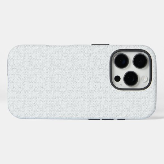 ライトグレーの幾何学フラワーパターン Case-Mate iPhoneケース (裏面 (横))
