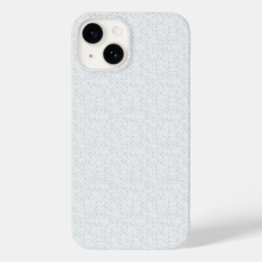 ライトグレーの幾何学フラワーパターン Case-Mate iPhoneケース (裏面)