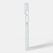 ライトグレーの幾何学フラワーパターン Case-Mate iPhoneケース (裏面 / 左)