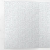 ライトグレーの幾何学的フローラ |夏のパタモダンーン 三つ折りカード (内部最初)