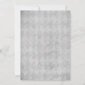 ライトグレーの魔女のお茶の魅惑的なブレンドの招待状 招待状 (裏面)