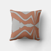 ライトグレーはっきりしたラージサウンド波デザインオンさび クッション (裏面)