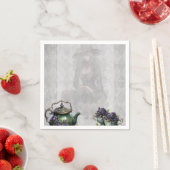 ライトグレーウィッチズティーエンチャント醸造酒パーティーナプキン スタンダードカクテルナプキン (インサイチュ)