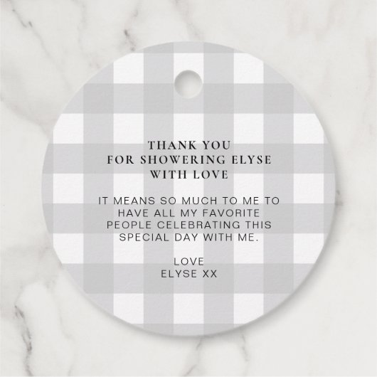 ライトグレーギンガムサンキューバイオンラウンドラベル フェイバータグ (裏面)