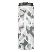 ライトグレースポット抽象芸術斑点パターン タンブラー (裏面)