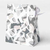 ライトグレースポット抽象芸術斑点パターン フェイバーボックス (裏面サイド)