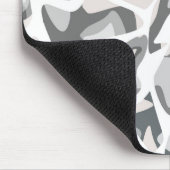 ライトグレースポット抽象芸術斑点パターン マウスパッド (コーナー)