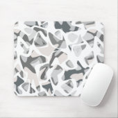 ライトグレースポット抽象芸術斑点パターン マウスパッド (マウス)