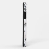 ライトグレースポット抽象芸術斑点パターン Case-Mate iPhoneケース (裏面/右)
