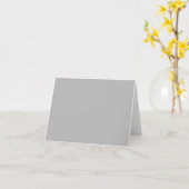 ライトグレーファッショングレーカラートレンド2014 空白の カード (黄色い花)