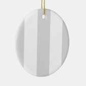 ライトグレーホワイト巨大ストライプ セラミックオーナメント (右)