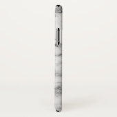 ライトグレー大理石グレーアクセント Case-Mate iPhoneケース (裏面/右)